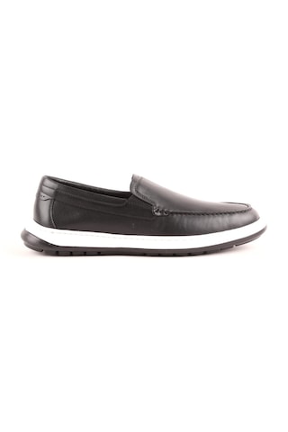 Lbr H1018 Siyah Hakiki Deri Erkek Günlük Casual Ayakkabı