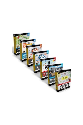 Yeni Nesil Web Tasarım Seti 7 Kitap Takım - Komisyon - Kodlab
