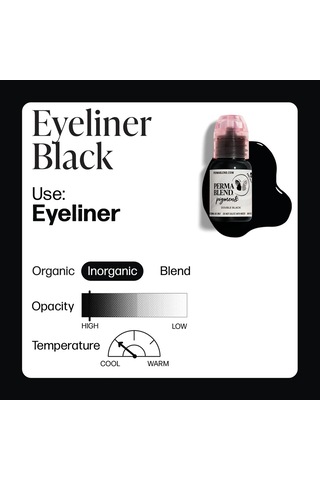Perma Blend Eyeliner Black Soğuk Alt Tonlu Siyah Eyeliner Pigmenti 15ml Diğer