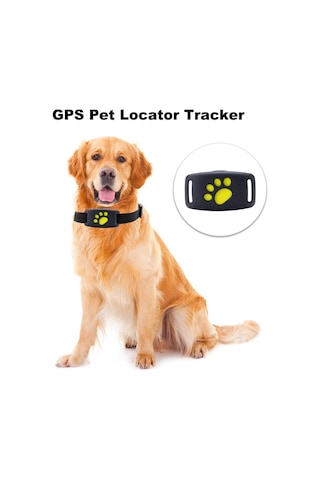 Geekyou Z8-a Evcil Hayvan Gps Takip Cihazı - Canlı Konum, Gps+lbs, Elektronik Çit, Tarihi Yol, Uzaktan Dinleme, 5 Gün Pil, Su Geçirmez Siyah