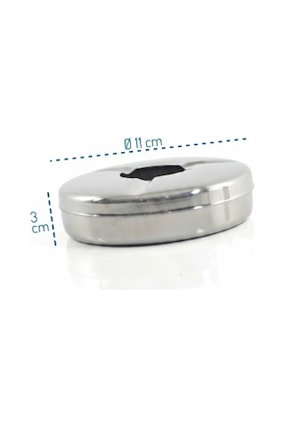 Prestige Elite 5 Adet Krom Küllük Seti - 11 Cm Büyük Boy Paslanmaz Çelik Küllük