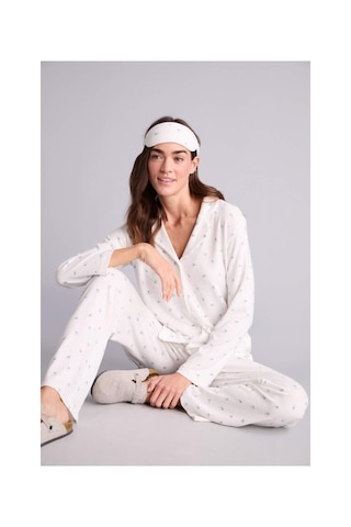 Defacto Çiçekli Pijama Takımı Üst Alt H1801AX26SP