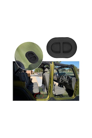 Vkemall Jeep Wrangler Jk Jl İçin 4 Adet Lastik Tüp Tıkanıklığı, Su Ve Kumu Engelleme, Zemin Temizliği Ve Kuruluğu Sağlama, Kolay Montaj Drenaj Sistemi