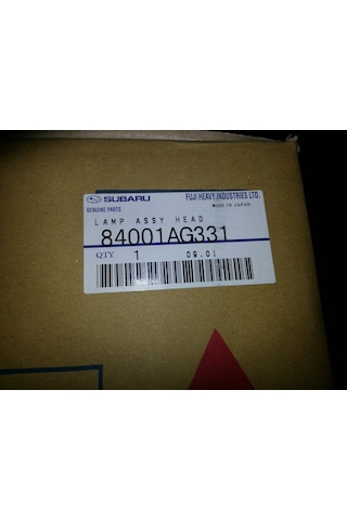 84001ag331 Subaru Legacy Far Sol