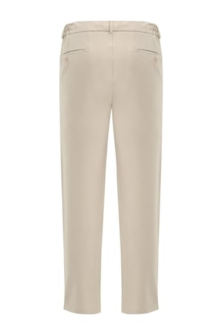 Plus Scorpion Erkek Bağcıklı Lastik Belli Slim Fit Kumaş Pantolon Rahat Kalıp, Günlük & Şık Kombin Pantolonu Açık Bej