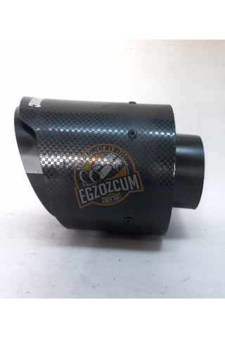 100 Mm. Tekli Siyah Akrapovic Egzoz Ucu Eksoz 1 Adet -- Egzozcum --