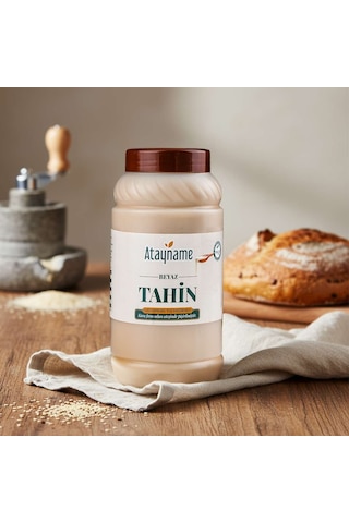 Atayname Beyaz Tek Kavrulmuş Tahin 900 G Atayname Beyaz Tek Kavrulmuş Tahin 900 G