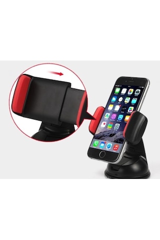 Araç İçi Torpido Ve Cam Vakumlu Kısa Boy Telefon Tutucu Standart