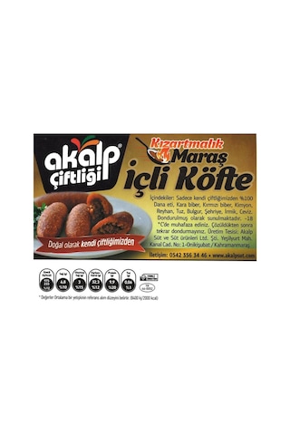Akalp Çiftliği Kızartmalık İçli Köfte 6 Adet