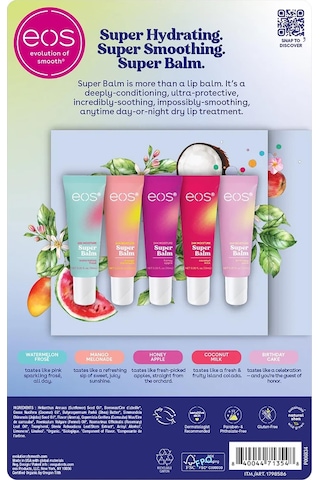Eos Super Balm Dudak Balsamı Çeşit Paketi 5 Adet