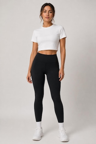 Alexandergardi Bisiklet Yaka Active Spor T-shirt Beyaz