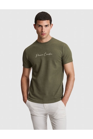 Pierre Cardin Erkek Haki Tişört 50327858-vr027