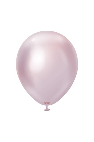 Gemar Parti Doğum Günü Organizasyon Balon - 28 Cm. - Ivory - Pembe Altın - 100 Adet Pembe Gold
