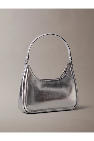 Calvin Klein Bold Ck Metalik Omuz Kadın Metalik Gri Çapraz Çanta Lv04f3332g-3jh Metalik Gri