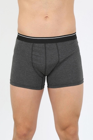 Giyim Erkek Pamuk Likralı Boxer Antrasit Antrasit