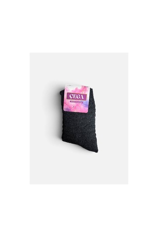 Çega Socks Çega Dikişsiz Kalın Kışlık Termal Çorap Kadın 12'li Çok Renkli Çok Renkli