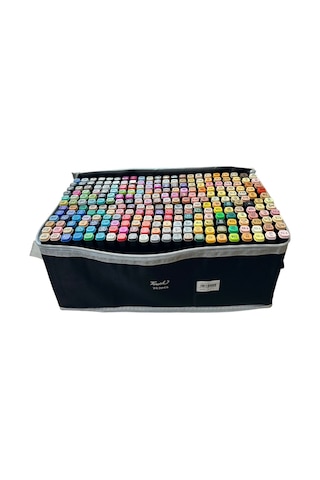 Touch Artist Çift Uçlu Marker Kalem Seti 262li Renk Çantalı Touch Artist Çift Uçlu Marker Kalem Seti 262li Renk Çantalı