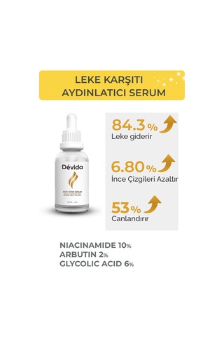 Siyah Nokta Karşıtı Ve Leke Karşıtı Yüz Bakım Serumu 2 Li Set
