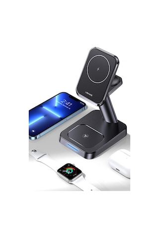 Usams Us-Cc150 20W 3In1 Typec Apple Uyumlu iPhone /Airpods/iOS Iwatch Manyeti