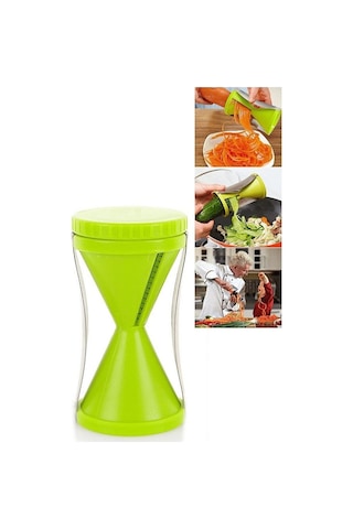 Spiral Doğrayıcı Sebzeleri Spagetti Doğrama Aparatı Sebze Açacağı Çok Renkli