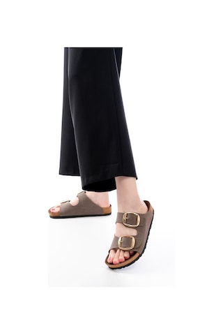 Aymood P-101 Vizon Günlük Birkenstock Kadın Terlik