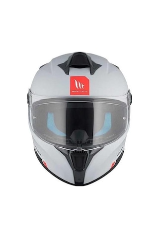Mt Helmets Mt Targo S FF106B Solid A0 Matt Pearl Kapalı Motosiklet Kaskı 001