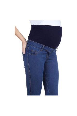 Luvmabelly Myra6005 Beli Ayarlanabilir Hamile Kot Pantolonu -lacivert-lacivert