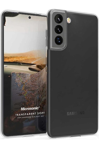 Microsonic Samsung Galaxy S21 Fe Kilif Transparent Soft Beyaz 503830369