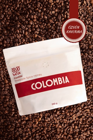 Colombia Pineapple Spice Çekirdek Kahve 250 Gr , %100 Arabica Çekirdek Kahve