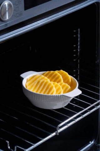 Acar Nova Oval Fırın Kabı 16 Cm Jea-07378 Beyaz