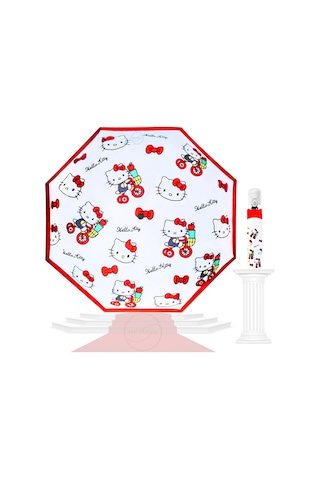 Heydiye Fantastik Kids Uv99+ Güneş / Yağmur Hello Kitty Otomatik Aç/kapa Şemsiye Çok Renk