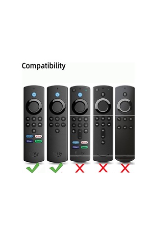 Teltree 2021 Amazon Fire Tv Stick Lite Kumanda Silikon Korumalı Kılıf - Mavi Set, Dayanıklı Materyal İle Ev Kullanıma Uygun