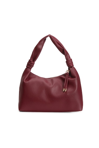 Adelina Bags Kadın Yumuşak Dokulu Hobo El Kol Ve Omuz Çantası Bordo