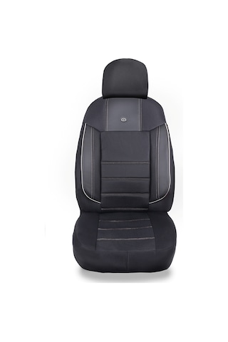 Opel Astra J Araçlara Uyumlu Oto Koltuk Kılıfı Seti - Violet Serisi Siyah/beyaz