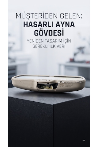 Audi A4 Q5 A5 Uyumlu Otomatik Kararan İç Dikiz Aynası Plastik Gövde 8r0857511by Muadili 0