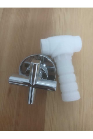 Ankastre Klozet Stop Valfı Taharet Musluğu Beyaz