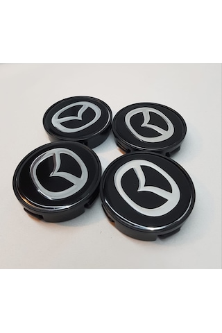 Jant Göbeği Mazda 55/52 52Mm Yuvaya Göre 4'Lü Set Sıyah