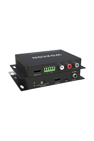 Woxcon Hdmı 2.0 4k 60hz 4:4:4 Repeater W Audio Extract De-embedder