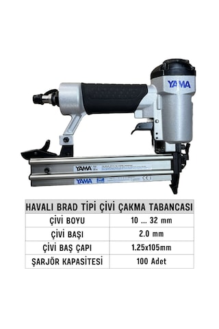 Yama YAT-F32-CB101 Havalı Brad Tipi Çivi Çakma Tabancası