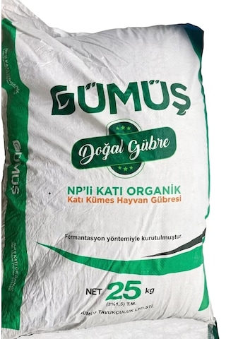 25 Kg Organik Doğal Tavuk Gübresi