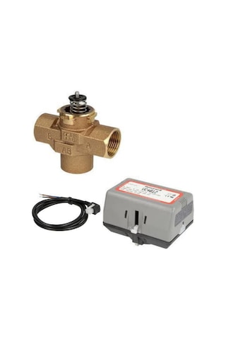 Honeywell Zon Kontrol Vana Seti 3 Yollu 1''+ Motor 220V + Kablo