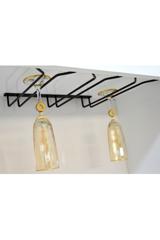 Siyah 3 Bölmeli V Bardaklık Kadehlik