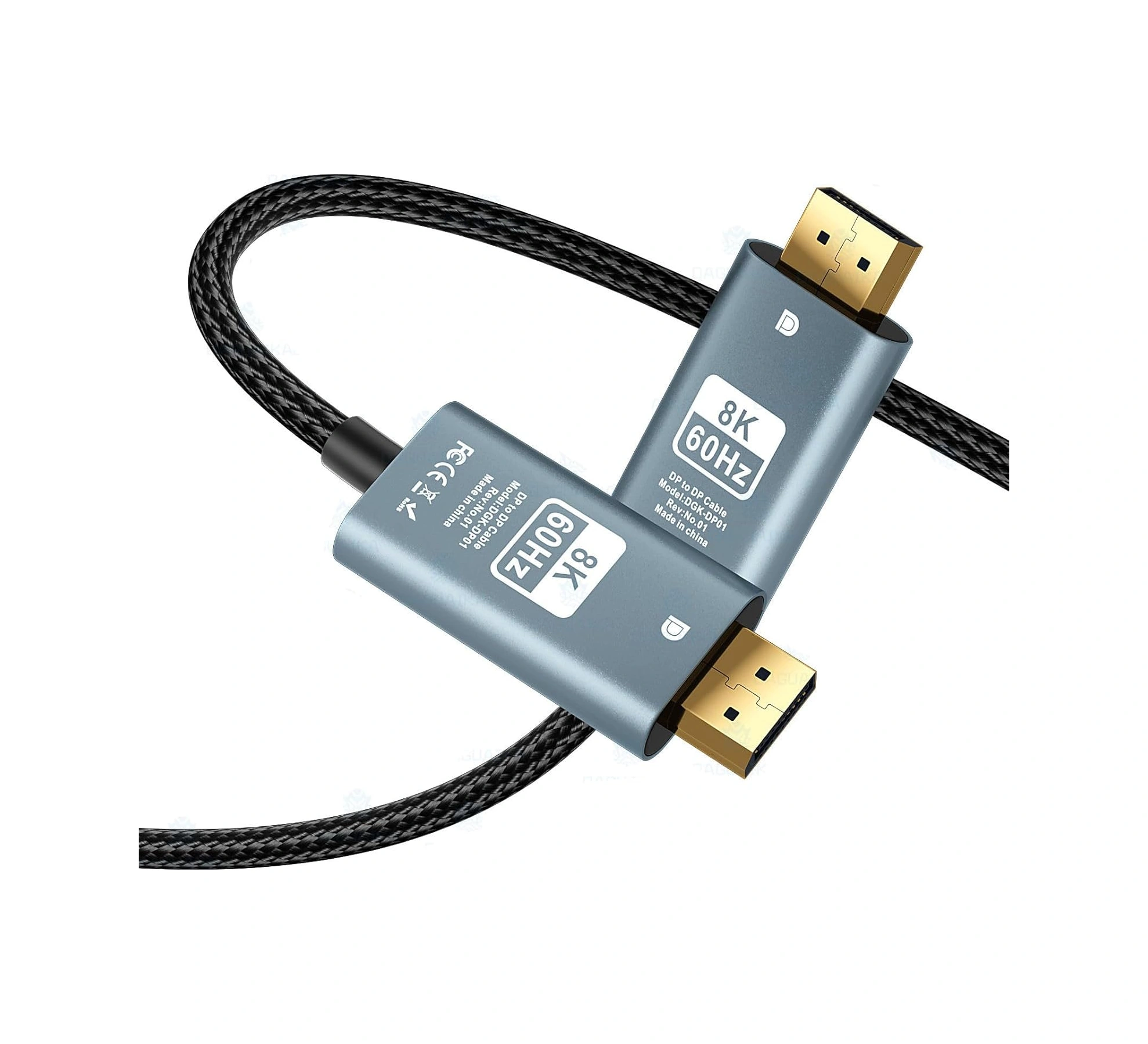 Dp To Dp Kablo, 8k 60hz 200cm Yüksek Hızlı, Displayport Kablo 2 Metre Kablo Uzunluğu Displayport To Displayport Kablo 200cm Zr856