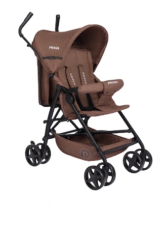 Prava Smart Tam Yatarlı Baston Bebek Arabası Kahve
