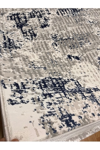 Bertuğ Halı Ada Serisi 012 Salon Oturma Odası Halısı 6m2 200x290 Gri Lacivert