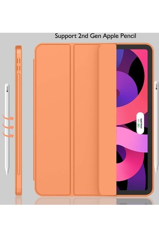 Apple Uyumlu iPad, Pro 11 1. Nesil 2018 Kılıf Kalem Bölmeli Smart Case A1