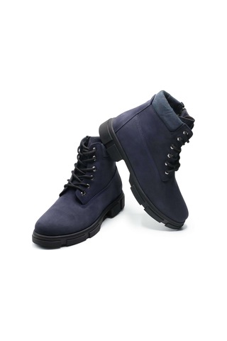 Costo Shoes Büyük Numara Erkek Bot Rahat Geniş Kalıp Lacivert