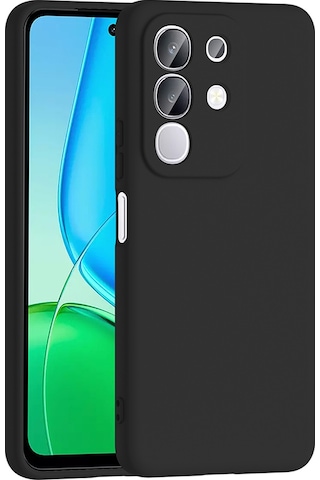Vivo Y29 4g Kılıf Zore Mara Lansman Kapak Siyah
