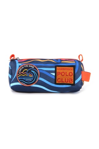 Cambridge Polo Club Wave Tek Bölmeli Unisex Çocuk Kalemlik Lacivert