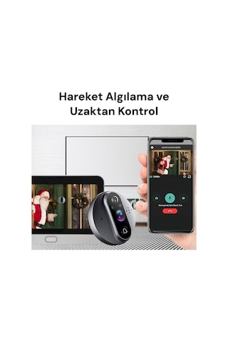 Pd-20 Akıllı Görüntülü Kapı Zili 1080p, 4.3 Ekran